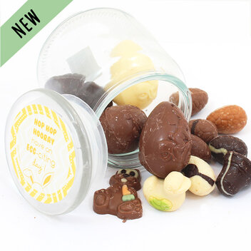 glazen-potje-Paasgeschenk-chocolade