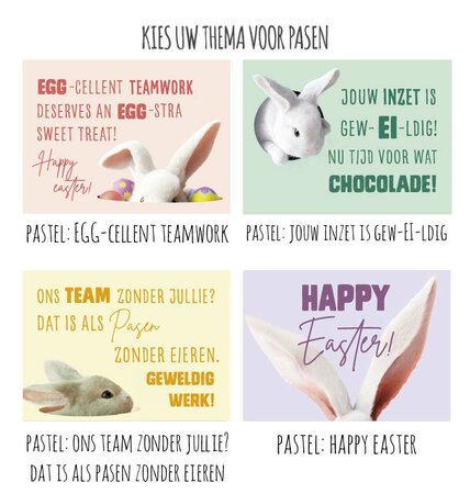 Paaspakket 153: paaschocolade mix (min. 25 st.)