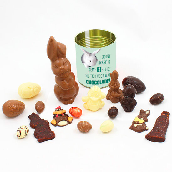 Blik-paaschocolade