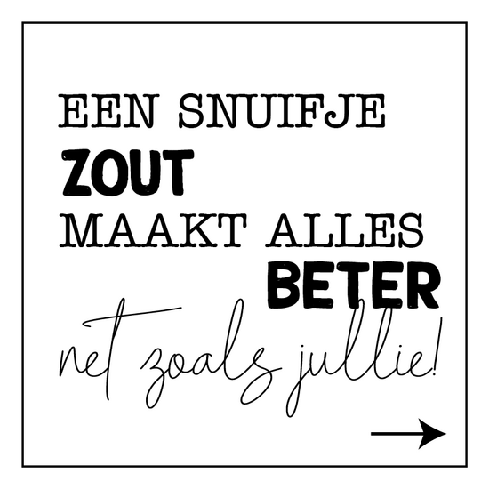 Concept Zoutvatje