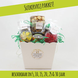 Suikervrij pakket: ... years of employment! Thank you for being a great colleague!