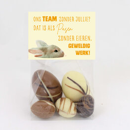 Paaspakket 8 (min. 40 st.): Grote- en kleine paaseitjes